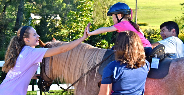 horse therapy photo